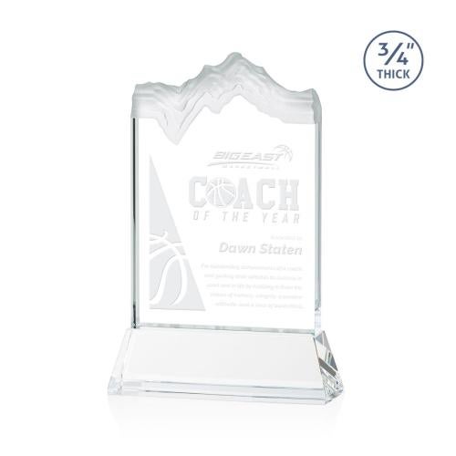 Awards and Trophies - Crystal Awards - Kilimanjaro Starfire on Newhaven Peaks Crystal Award