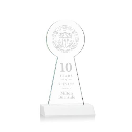 Awards and Trophies - Crystal Awards - Laidlaw Tower White Towers Crystal Award