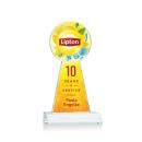 Laidlaw Full Color Clear Towers Crystal Award