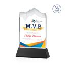 Kilimanjaro Full Color Black on Newhaven Peaks Crystal Award