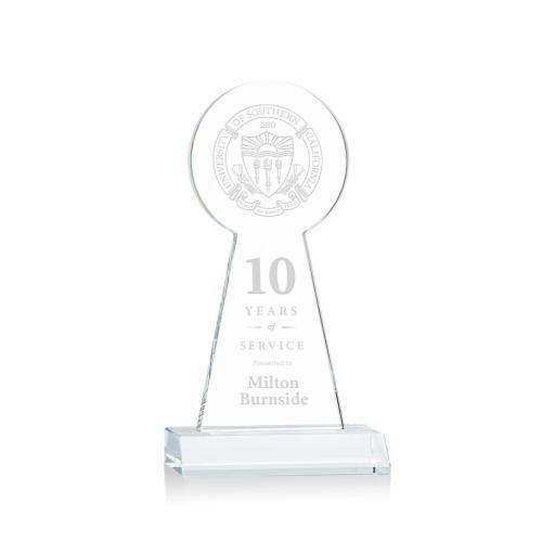 Awards and Trophies - Crystal Awards - Laidlaw Tower Clear Towers Crystal Award