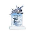 Top Gun Full Color Clear Unique Crystal Award