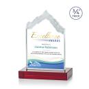 McKinley Full Color Red Peaks Crystal Award