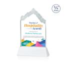 McKinley Full Color White on Newhaven Peaks Crystal Award