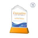 Everest Full Color Amber on Newhaven Peaks Crystal Award