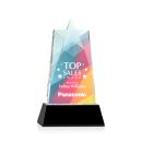 Millington Full Color Black on Base Star Crystal Award