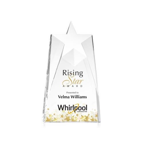 Awards and Trophies - Crystal Awards - Millington Full Color Star Crystal Award
