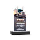 Longhaul Full Color Black Unique Crystal Award