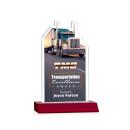 Longhaul Full Color Red Unique Crystal Award
