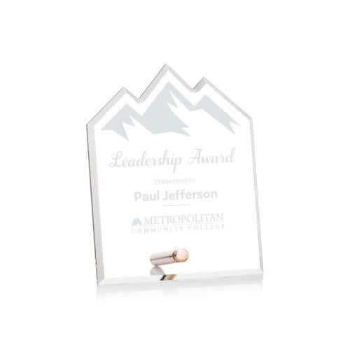 Awards and Trophies - Acrylic Awards - Polaris Summit Gold Peaks Acrylic Award