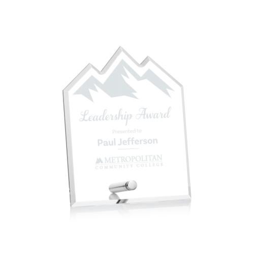 Awards and Trophies - Acrylic Awards - Polaris Summit Silver Peaks Acrylic Award