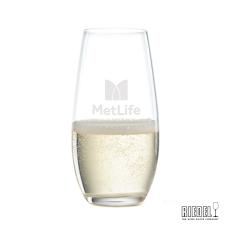 RIEDEL Stemless Flute - 9.25oz - Deep Etch - Corporate Gifts