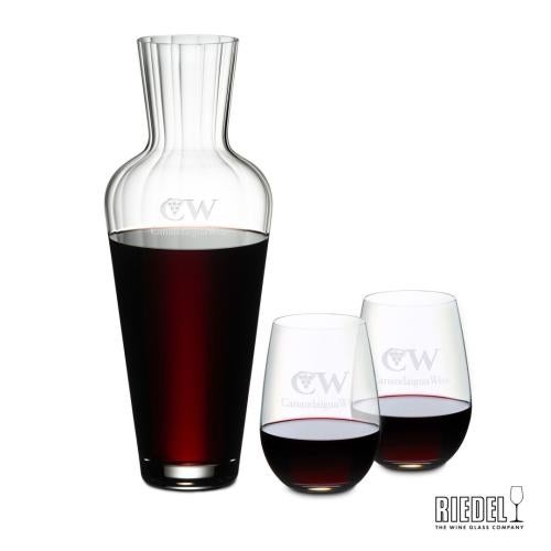 Corporate Gifts - Barware - Carafes - RIEDEL Mosel Decanter & Stemless Wine Set