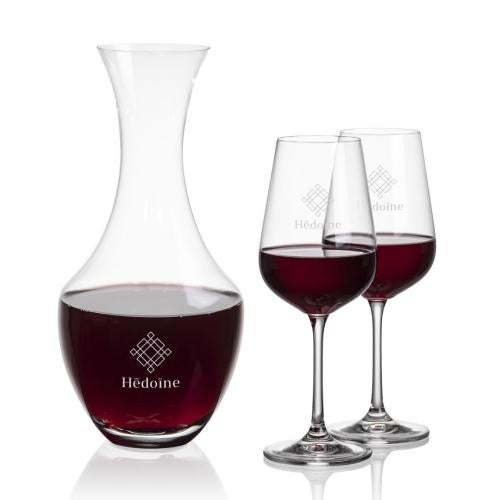 Corporate Gifts - Barware - Carafes - Oldham Carafe & Laurent Wine
