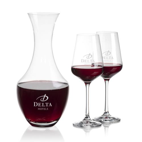 Corporate Gifts - Barware - Carafes - Oldham Carafe & Breckland Wine