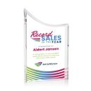 Chiswick Full Color Clear Peaks Acrylic Award
