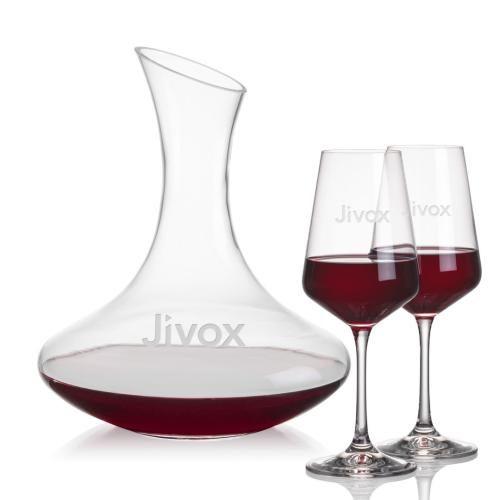 Corporate Gifts - Barware - Carafes - Hampton Carafe & Connoisseur Wine
