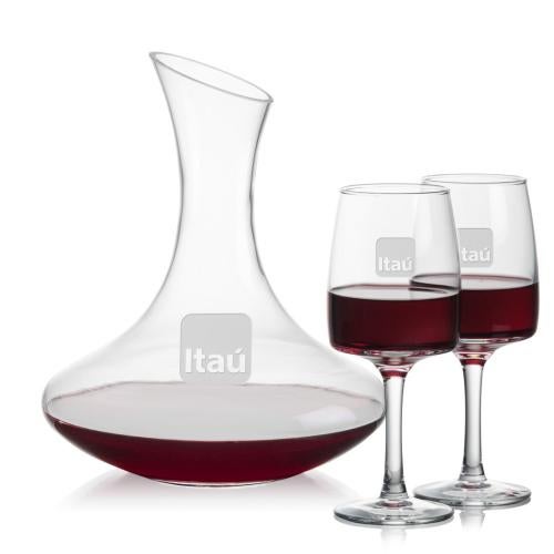 Corporate Gifts - Barware - Carafes - Hampton Carafe & Cherwell Wine