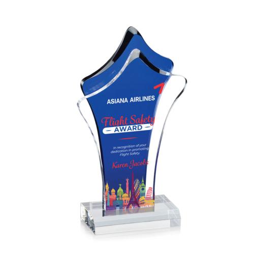 Awards and Trophies - Acrylic Awards - Tonga Full Color Unique Acrylic Award