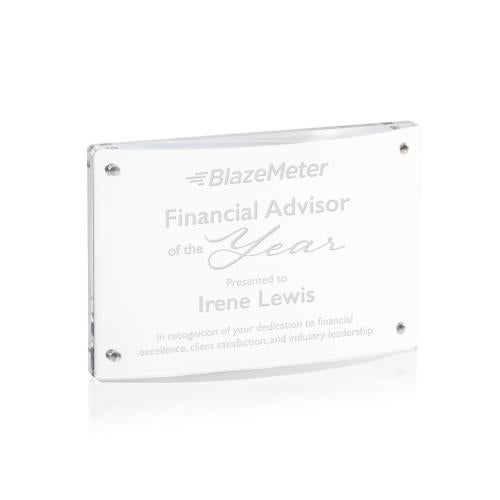 Awards and Trophies - Acrylic Awards - Middlebury Rectangle Acrylic Award