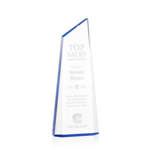 Awards and Trophies - Acrylic Awards - Hudson Blue Peaks Acrylic Award
