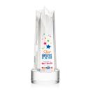 Ellesmere Full Color Clear on Marvel Obelisk Crystal Award