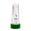 Ellesmere Full Color Green on Marvel Obelisk Crystal Award