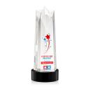 Ellesmere Full Color Black on Stanrich Obelisk Crystal Award