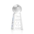 Soccer Ball Globe on Novita Base Crystal Award