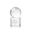 Tennis Ball Globe on Granby Base Crystal Award