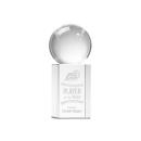 Baseball Globe on Dakota Base Crystal Award