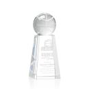 Basketball Globe on Novita Base Crystal Award