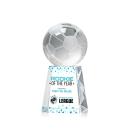 Soccer Ball Full Color Globe on Celestina Crystal Award