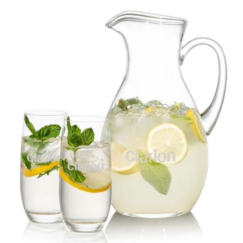 Corporate Gifts - Barware - Water Pitchers - Geneva Pitcher & Charleston Beverage