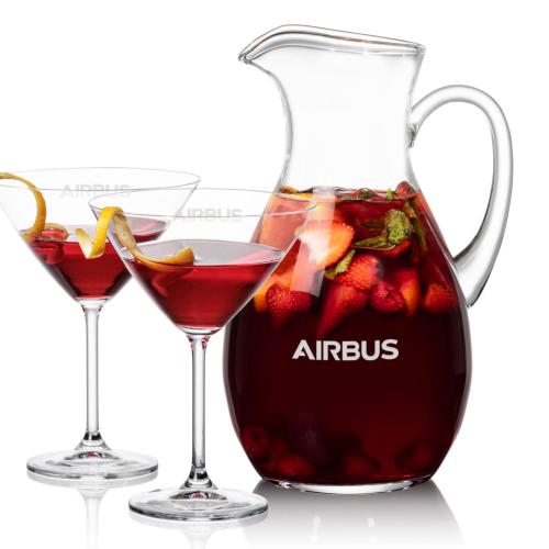 Corporate Gifts - Barware - Water Pitchers - Geneva Pitcher & Coleford Cocktail Set