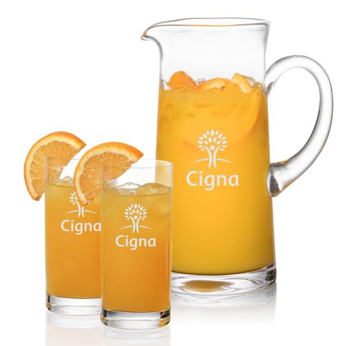 Corporate Gifts - Barware - Water Pitchers - Malden Pitcher & Franca Hiballs