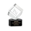 Burrill Black on Paragon Base Square / Cube Crystal Award