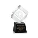 Burrill Black on Robson Base Square / Cube Crystal Award