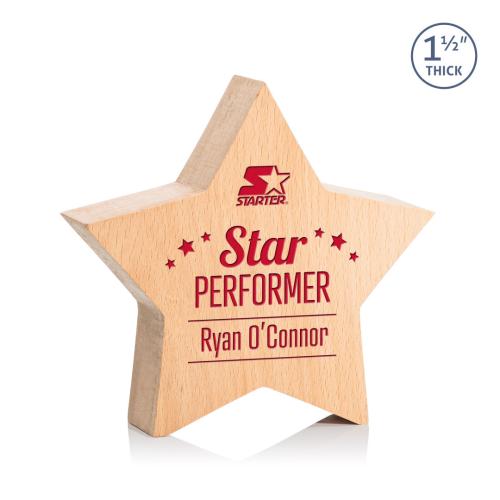 Awards and Trophies - Eco and Wood Awards - Rothwell Star Wood Award