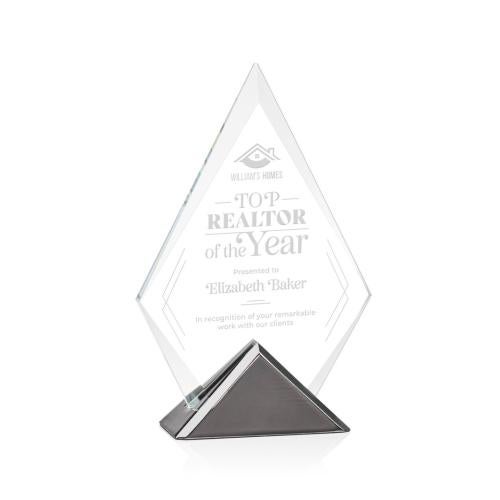Awards and Trophies - Crystal Awards - Andria Diamond Crystal Award