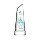 Akron Full Color Clear on Base Peaks Crystal Award