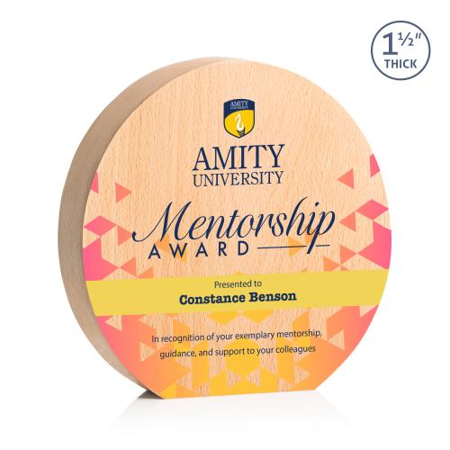 Awards and Trophies - Full Color Imprint - Westgrove Full Color Circle Award