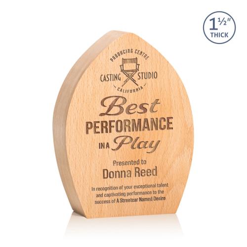 Awards and Trophies - Eco and Wood Awards - Silverstone Peaks Wood Award