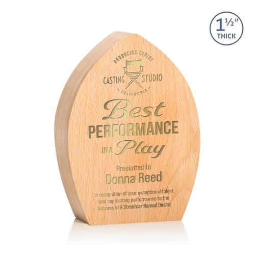 Awards and Trophies - Eco and Wood Awards - Silverstone Peaks Wood Award