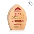 Silverstone Full Color Peaks Wood Award