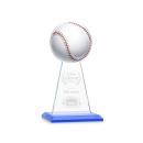 Edenwood Baseball Sky Blue Towers Crystal Award