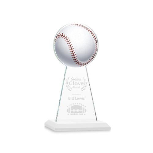 Awards and Trophies - Crystal Awards - Edenwood Baseball White Towers Crystal Award
