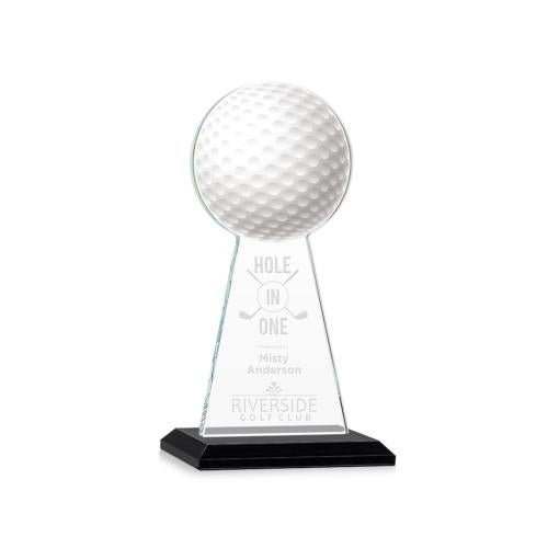 Awards and Trophies - Crystal Awards - Edenwood Golf Black Towers Crystal Award