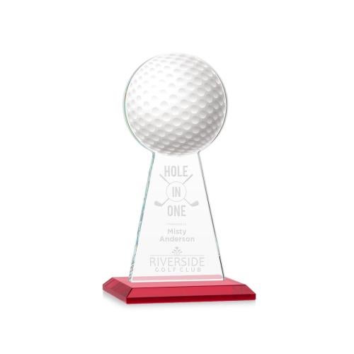 Awards and Trophies - Crystal Awards - Edenwood Golf Red Towers Crystal Award
