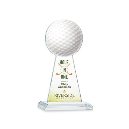 Awards and Trophies - Crystal Awards - Edenwood Golf Full Color Clear Towers Crystal Award